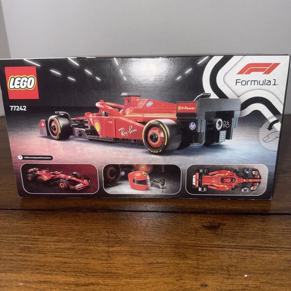 LEGO Speed Champions Ferrari SF-24 F1 Race Car Building Set and Toy Driver 77242